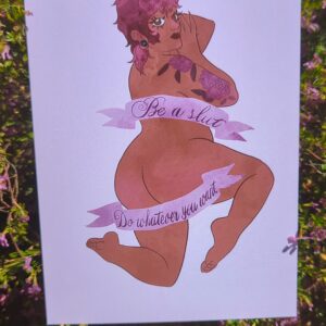 Do Whatever You Want Print - Lilac