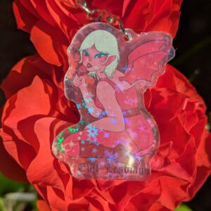 CK Evil Lesbian Acrylic Keychain