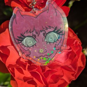 MesmerEyes Acrylic Keychain